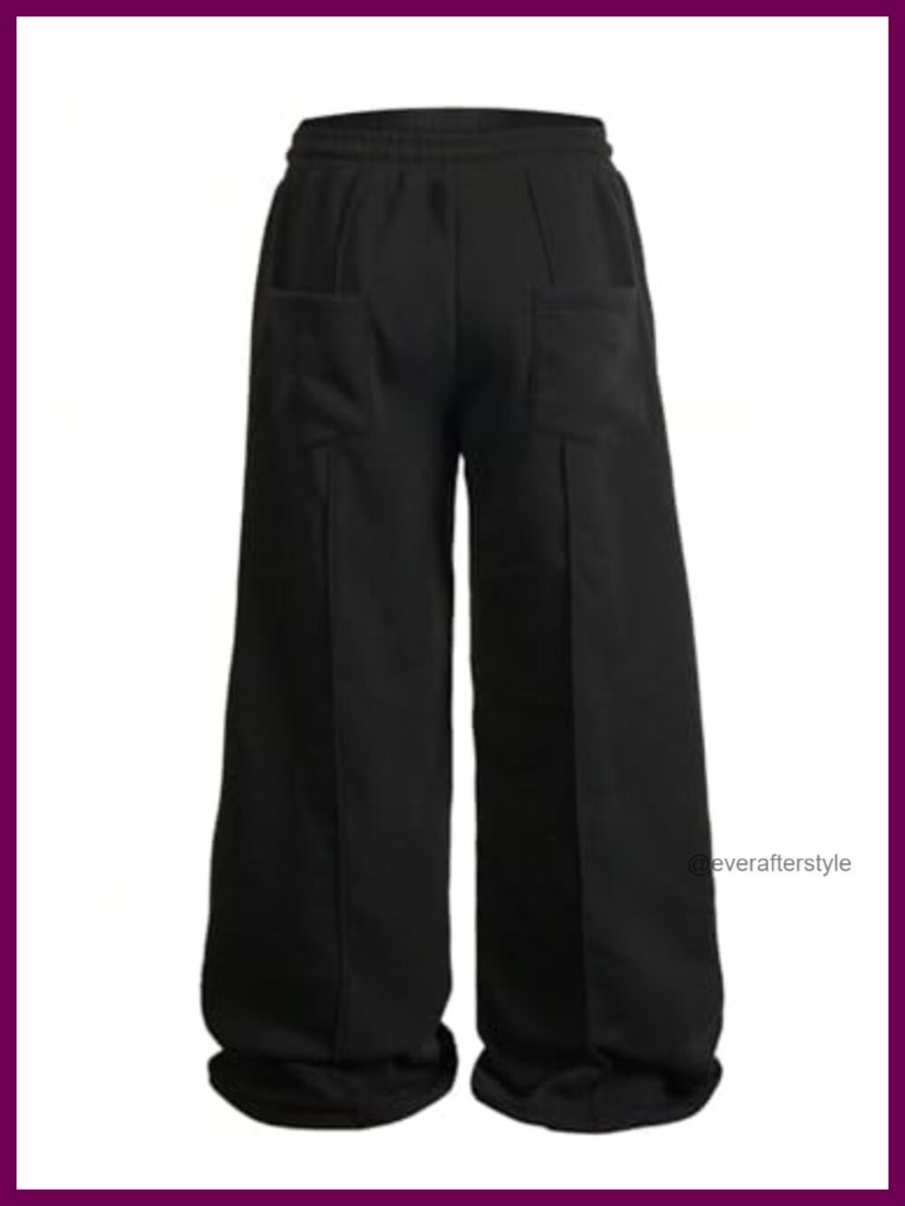 Men's Baggy Barrel Sweatpants Wide Leg Low Rise Drawstring Track Pants - Picture 2 of 4